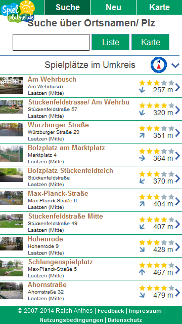 Nahe Spielplätze