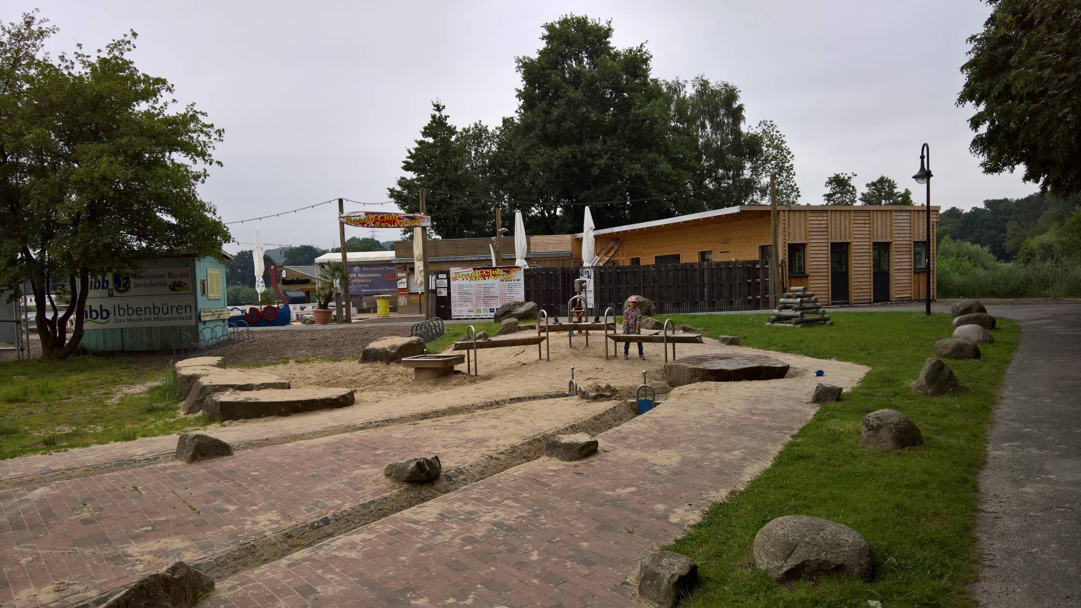 Spielplatz Wasserspielpark Aasee in Ibbenbüren, Südufer Spielplatz Wasserspielpark Aasee in Ibbenbüren, Südufer